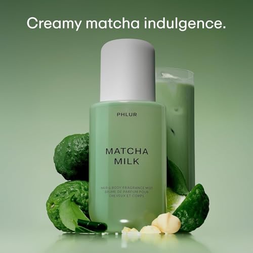 Image of PHLUR Berry Matcha Latte Body Mist Set, 8 Fl Oz Each ($78 Value) - Hair and Body Perfume for Women