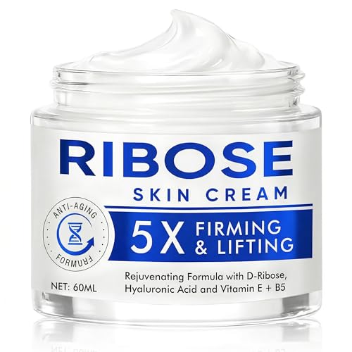 AETHEREVE D-ibose Cream Anti-Aging Moisturizing Cream for Skin Firming and Deep Hydration Collagen & Elastin Support Smooth Fine Lines & Wrinkles 2 Ounce (Pack of 1)