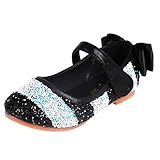  Allence Baby Kinder Mädchen Crystal Blumen Prinzessin Ballerinas Party Festliche Studenten Tanzschuhe Kostüm Schuhe