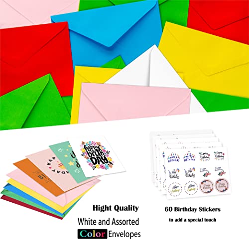 Racrico CARD-0119-115 60 Unique Birthday Cards,Birthday Cards Bulk thumb #5