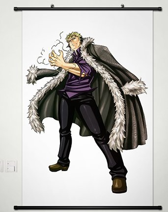 Fairy Tail Wall Scroll Poster Fabric Painting for Anime Laxus Dreyar 150 S