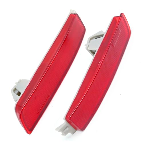 Image of Hoypeyfiy 2Pcs Rear Bumper Reflector Tail Light Left Right Fog Brake Lamp 265605C000 265655C000 Replacement for Nissan Sentra 2013-18, Murano 2009-14, QX70 Base 2014-17