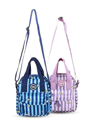 Image of PB Pearlbags Soft Crossbody Shoulder Or Hand Bag or Sling bag Water Resistant Anti Fall Stationery Storage Bag Handbag Clutch Bag Sweet Birthday Gift For 5-10 Years Children Students Girls