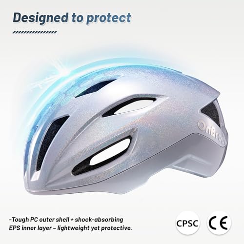 Image of Adult Cycling Bike Helmet, OnBros Lightweight Unisex Bicycling Helmets for Men and Women, Adjustable Fit CPSC Certified Bicycle Helmet