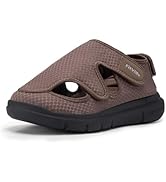 FitVille Diabetiker Sandalen Herren Extra Weit Geschlossene Zehensandalen Orthopädische Schuhe mi...