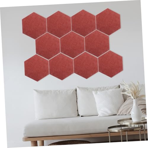 Panneaux feutre hexagonaux iplusmile tableau message mural isolant - 6