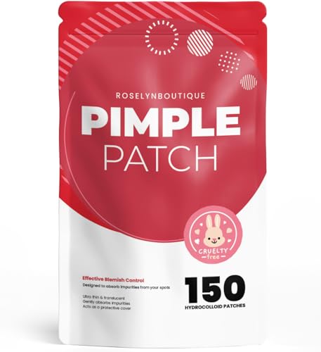 ROSELYNBOUTIQUE Pimple Patches - 150 Dots, 4 Sizes Hydrocolloid