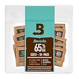 Boveda 葉巻/タバコ用 65-RH 2-湿度 コントロール サイズ 8 使用 最大 5 葉巻 特許取得 技術 シガー ヒュミドール 10-カウント 再密封 バッグ