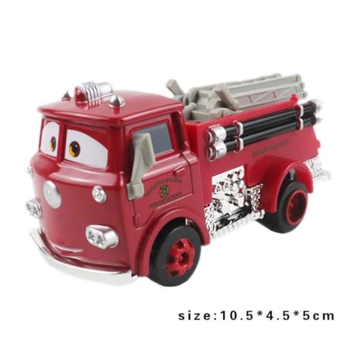 Set de 13 autos de película Cars en caja de regalo miniatura 4