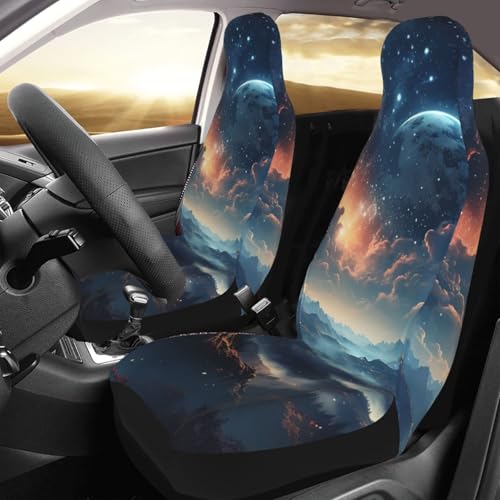Housses pour siège Nature Galaxy pour protéger les sièges usés de camionnette