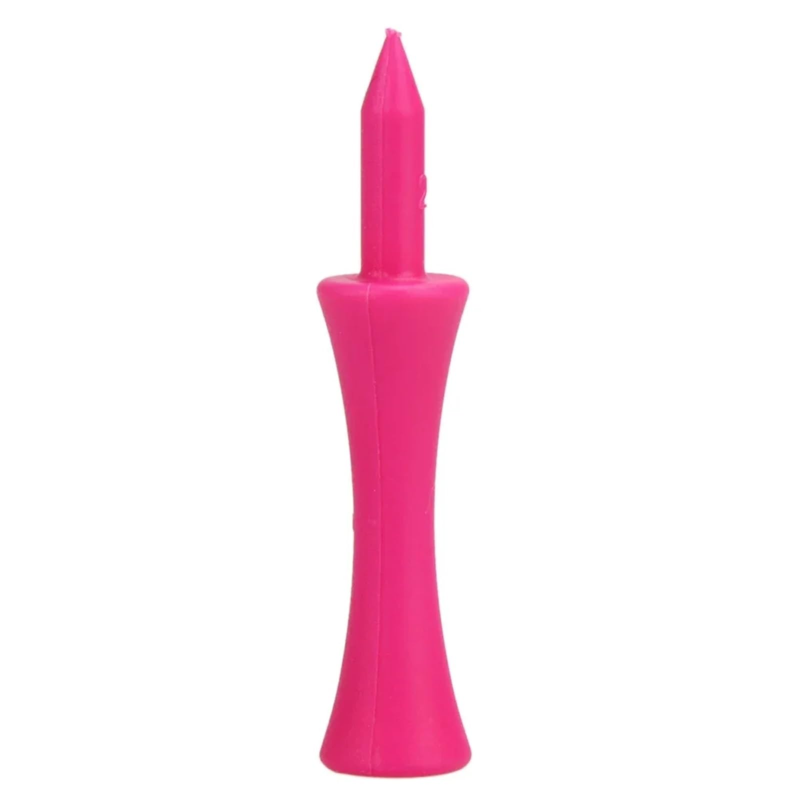 Golf-Tees | 100 Burgstufen-Stufen aus Kunststoff in Rosa, Höhe 39 mm