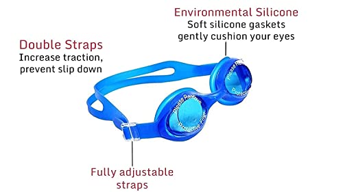 Image of Boys Swimming Kit with 1 Swimming Shorts, 1 Anti Fog Swimming Goggles, 1 Silicone Swimming Cap, 1 Nose Clip 2 Ear Plugs