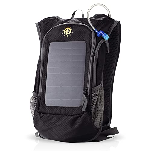 FESTI Lightweight Waterproof Solar Hydration Backpack | Perfect For Hiking, Biking, Running, Festivals, Outdoors and More, Black and Grey, 13L FESTI Lightweight Waterproof Solar Hydration Backpack | Perfect For Hiking, Biking, Running, Festivals, Outdoors and More, Black and Grey, 13L