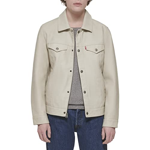 Image of Levi's Men's Faux Leather Classic Trucker Jacket
