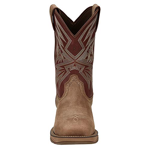 Tony Lama Men Bartlett Light Tan 11` Wide Square Steel Toe3