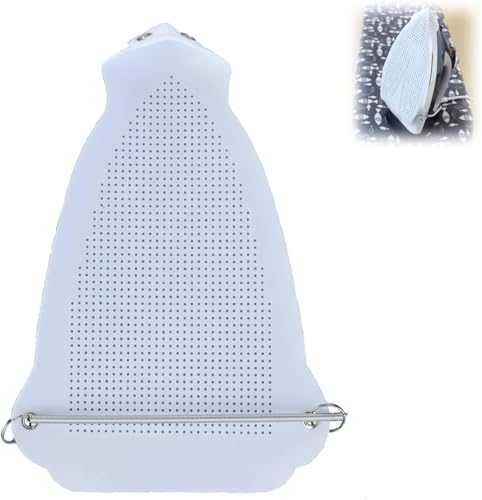 Image of HOUSELY Steam Iron Teflon Cover Non Stick Heat Resistant Soleplate Protector Universal Fit Iron Shoe Guard Prevent Shine Burn Marks Safe Ironing Accessory for Clothes Steam Dry Press