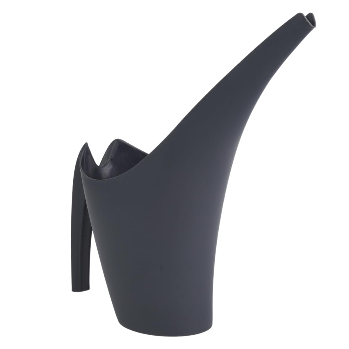 B2c Anthracite Plant Watering Can Jug Plastic Long Spout 1.5L For Home Garden Large Handle (Anthracite)