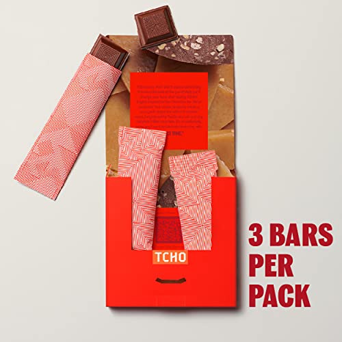 Tcho Toffee Time 53% Oat Milk Chocolate Bars (10 Pack) | Plant Based, Organic & Fair Trade, | Non Gmo, Non-Dairy, Vegan, Soy Free (2.5Oz Each) #TOP2