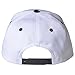 QML Premium Cotton Snapback Baseball Cap Solid and 2-Tones ( 33 Colors / Adjustable) (2 TONE, WHITE/BLACK)