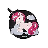 ergobag Silikon Klettie passend Pack/Cubo/Cubo Light/Ease/Mini Einhorn - Schwarz