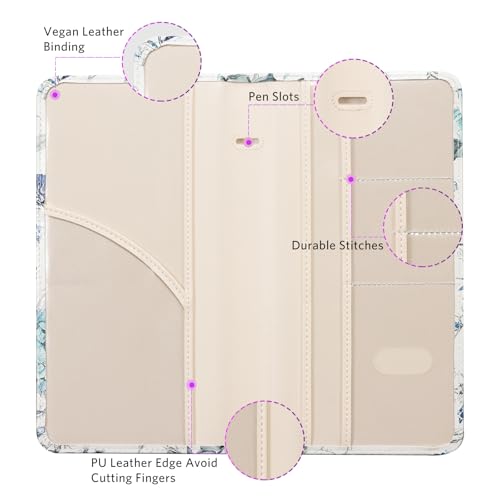 Image of CoBak Car Registration and Insurance Holder | Vehicle Glove Box Organizer, Auto Truck Compartment Document Case with Magnetic Closure for Insurance & Driver License