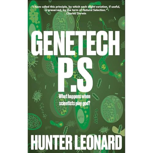 Genetech P.S. Audiolibro Por Hunter Leonard arte de portada