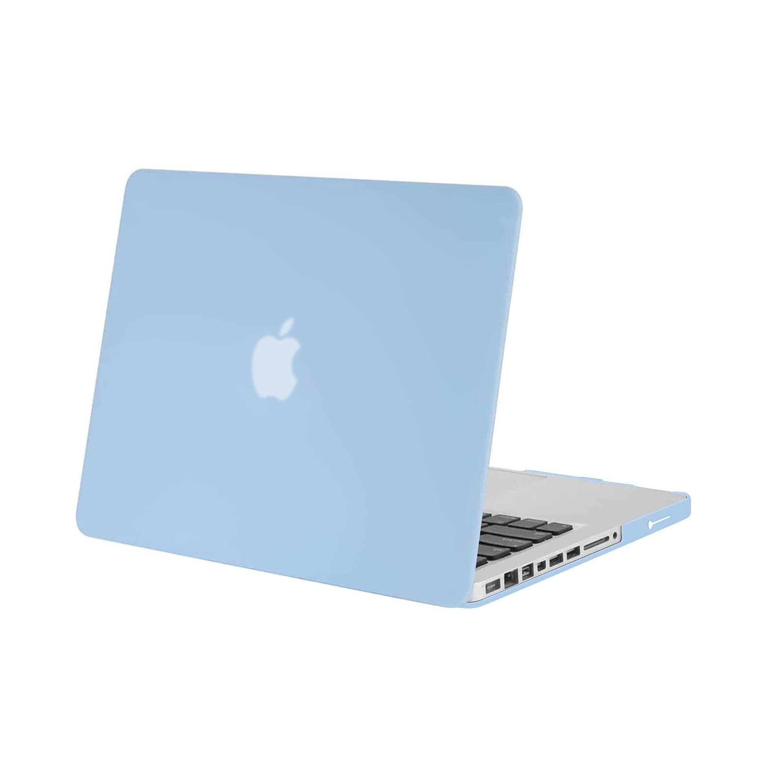 MOSISO Compatible with MacBook Pro 13 inch Case (Model: A1278, with CD-ROM) Old Version Release Early 2012/2011/2010/2009/2008, Protective Plastic Hard Shell Case Cover, Sky Blue