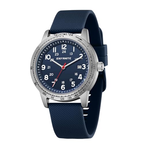 Image of Mens Watches Easy to Read Waterproof with Silicone Strap for Men 24-Hour Military Time Tactical Casual Wristwatch