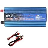 CHGGE Onduleur 500W / 1200W / 1600W / 2200W Convertisseur De Tension DC 12V / 24V / 48V / 60V À AC 220V Onduleur De Voiture,1600W24V