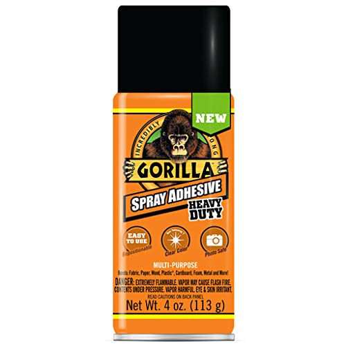 Gorilla Heavy Duty Super Strength Spray Adhesive Clear (Pack of 18)