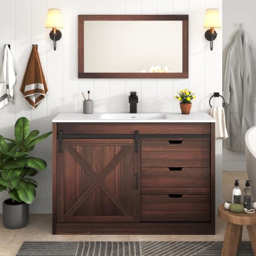 chartustriable 48-inch Farmhouse Vanity Set