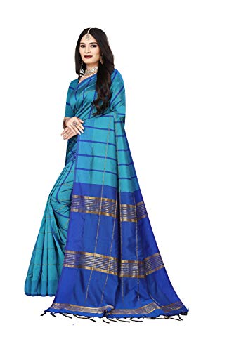 Image of OM SAI LATEST CREATION Soft Cotton & Silk Saree For Women Banarasi Saree Under 399 2021 Beautiful For Women saree