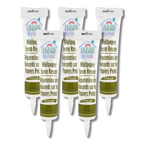 Red Devil 0878 Wallpaper Adhesive, House & Home Restore Premium Wall Paper Seam Repair Glue/Paste...
