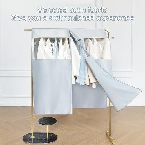 Travel Garment Bag with Full Zipper - Protective Cover for Coats & Long Dresses, Perfect for Travel & Closet Organization, Durable & Lightweight Storage Solution image 3