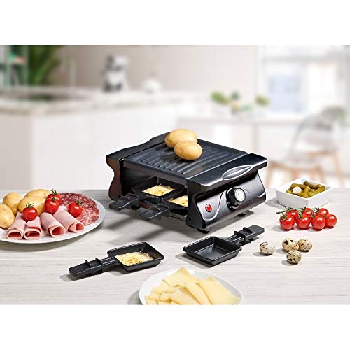 Raclette 4 Personnes avec Plaque De Grill Anti Adhésive Rc Pilatus Kitchencook