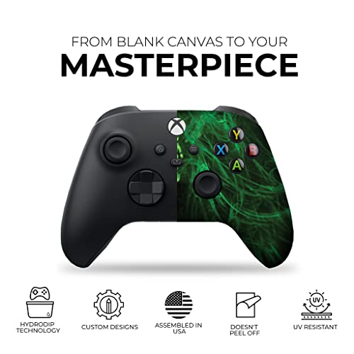 Dreamcontroller Original Xbox Wireless Controller Special Edition Customized Compatible With Xbox One S/X, Xbox Series X/S & Windows 10 Made With Advanced Hydrodip Print Technology(Not Just A Skin) #TOP2