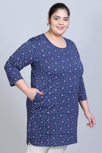 Image of RYSH Women's Plus Size Printed Longline Tops