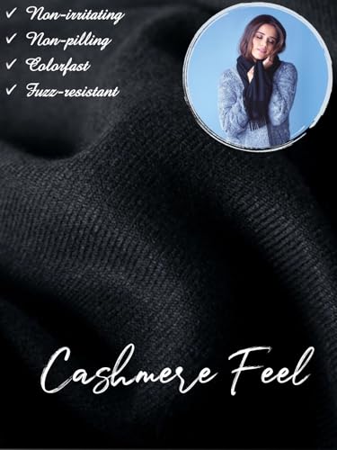 OHAYOMI Pashmina Shawl Wraps Cashmere Feel Soft Scarves Winter Warm Fashion Scarf Women Evening Dresses Wedding Bridesmaid4