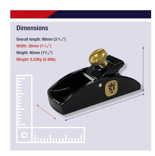 Spear & Jackson CTP3 Carpenters' 3" Trimming Plane 6 Spear & Jackson CTP3 Carpenters' 3" Trimming Plane - Image 6