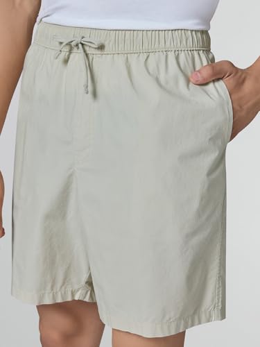 Image of XYXX Zen Solid Shorts for Men with Side Pockets and Drawstring |Relaxed Fit Shorts