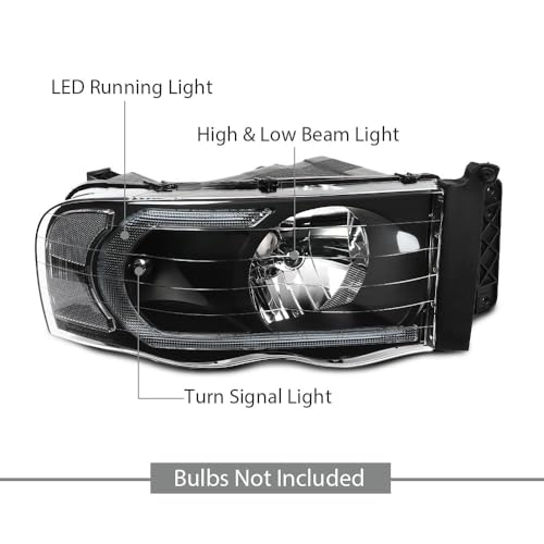 G-PLUS LED Headlights for 2002-2005 Ram