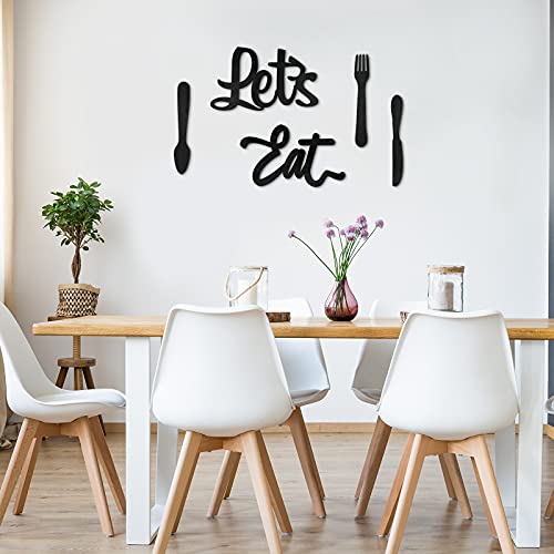 5-Pieces-Wooden-Lets-Eat-Sign-Fork-Spoon-and-Knife-Wood-Wall-Decor-Rustic-Wood-Kitchen-Hanging-Decoration-Cute-Eat-Decoration-for-Kitchen-Home-Dining-Room-Cafe-Restaurant-Black