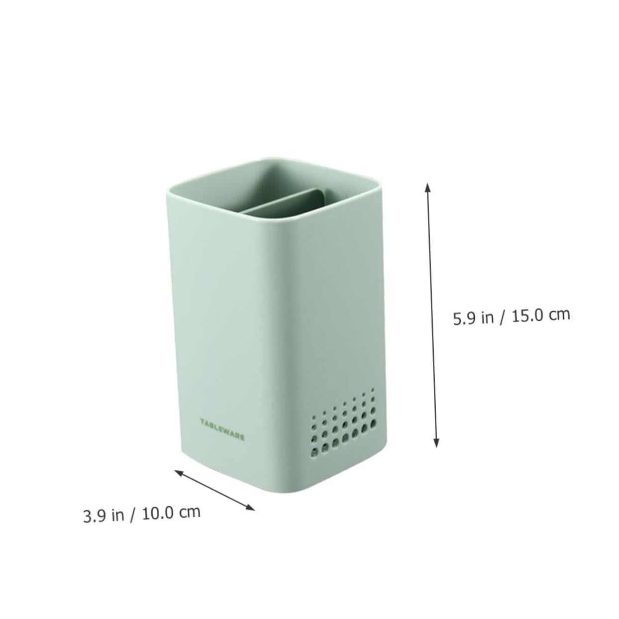 Alipis 1 PC Wall Mounted Household Chopstick Holder Lightweight and Storage Cage for Kitchen Organization Draining Design Keeps Cutlery Dry and Light Green