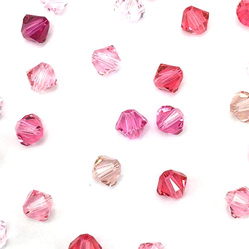 50 Pcs Swarovski 5328 6Mm Crystal Xilion Bicone Beads Rhinestones Diy Jewelry Marking Pink Colors Mix From Mychobos (Crystal-Wholesale) #TOP2