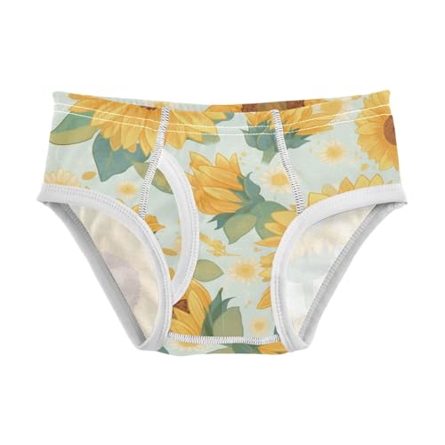 KLL Sunflower Boys Toddler Soft Briefs Cute Undies