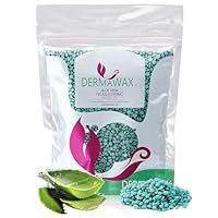 Dermawax 1 kg Heißwachs Wachsperlen Aloe Vera für sensible Haut – Haarentfernung ohne Wachsstreifen,sanftes Waxing für Gesicht, Beine, Bikini & Körper–Made in Italy, Profi-Qualität (1 kg, Aloe Vera)