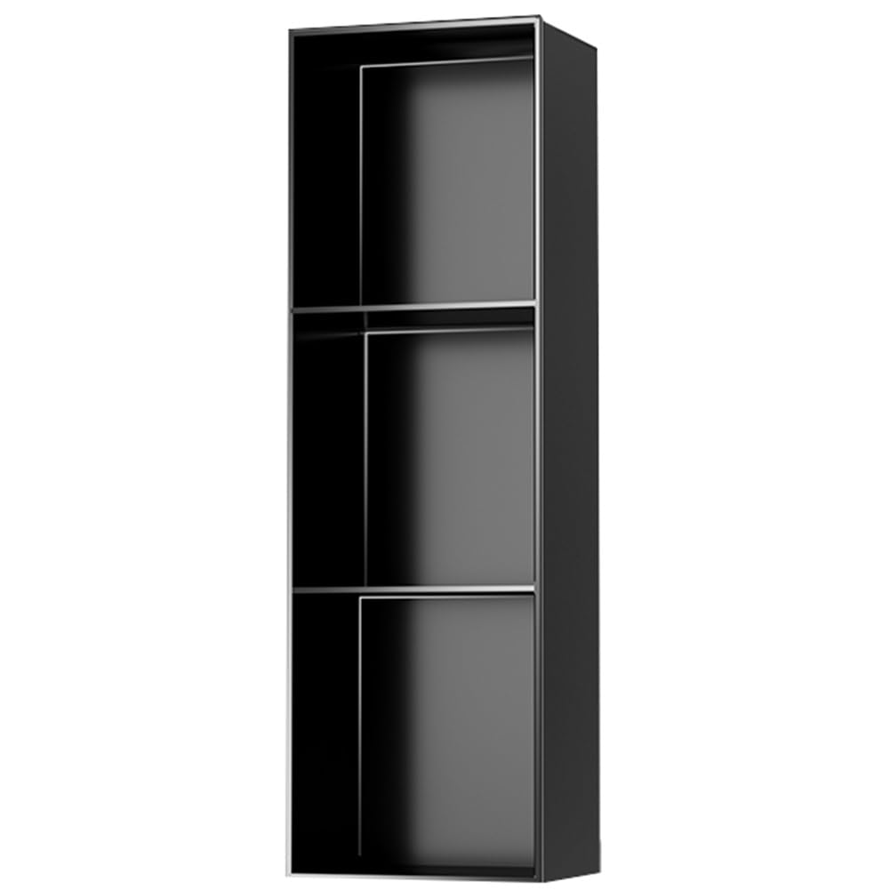 QUSYZD Stainless Steel Shower Niche, Recessed Shower Shelf, Shampoo Toiletries Storage Shelf for Bathroom Living Room Dining Room Kitchen Background Wall,Red-28x1,Black-28x90x12.5cm/0.91x0.95x0.41ft