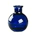 Ivy Lane Design Transparent Glass Vases, 3.5-Inch, Navy Blue, 5-Pack