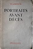  PORTRAITS AVANT DECES + ENVOI DE L\'AUTEUR