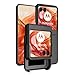Case with Clip for Motorola RAZR 2024, BELTRON Snap-On Protective Cover with Rotating Belt Hip Holster Combo & Built in Kickstand for RAZR 50 (NOT Ultra) - Matte Black